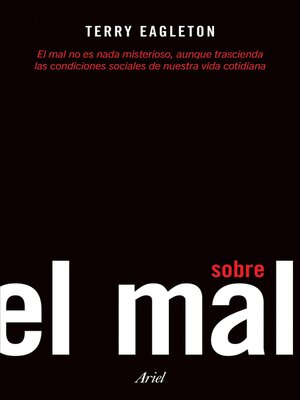cover image of Sobre el mal (Edición mexicana)